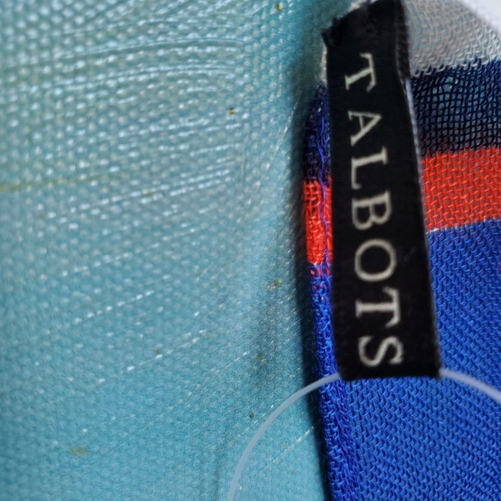 Talbots Scarf - Modal Rectangular Striped Scarf - Picture 4 of 5